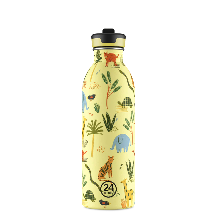 Kids Bottle, 0,5l -juomapullo - Jungle Friends